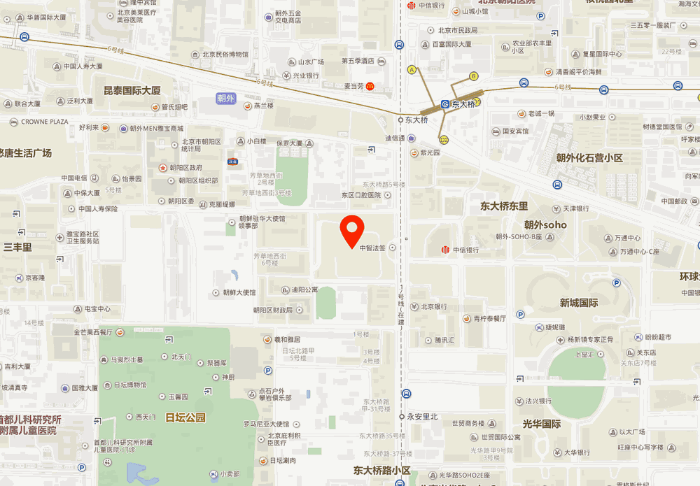 侨福芳草地大厦位置地图